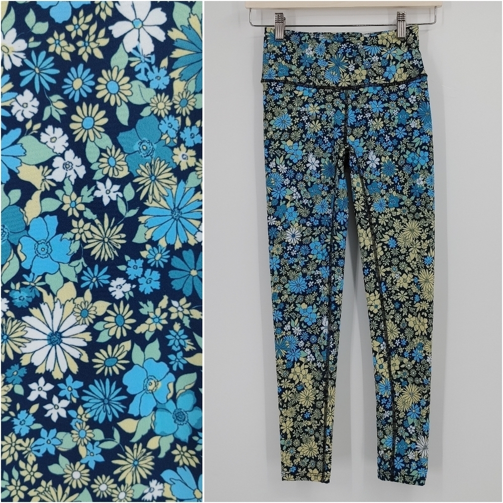 Free People Floral Printed Leggings